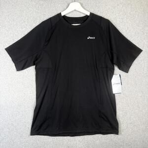 Brand New Asics Men's Size Small My Favorite Short Sleeve T-Shirt Athletic Gray